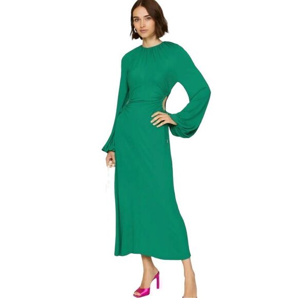 Rebecca Valance Edie Cut Out Midi Dress Size 2 - Picture 1 of 10